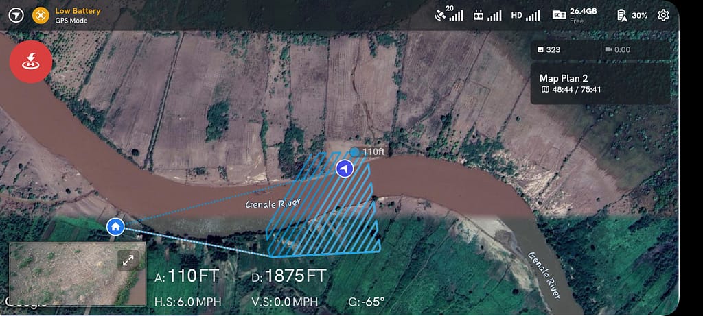 DroneDeploy Plan – All day Mission View 
