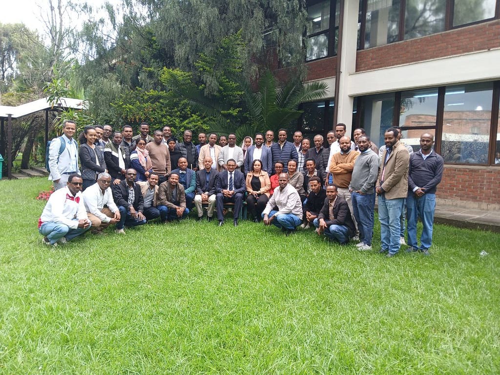  Participants and trainers in Ethiopia. Photo by Rahel Mesganaw/IWMI 
