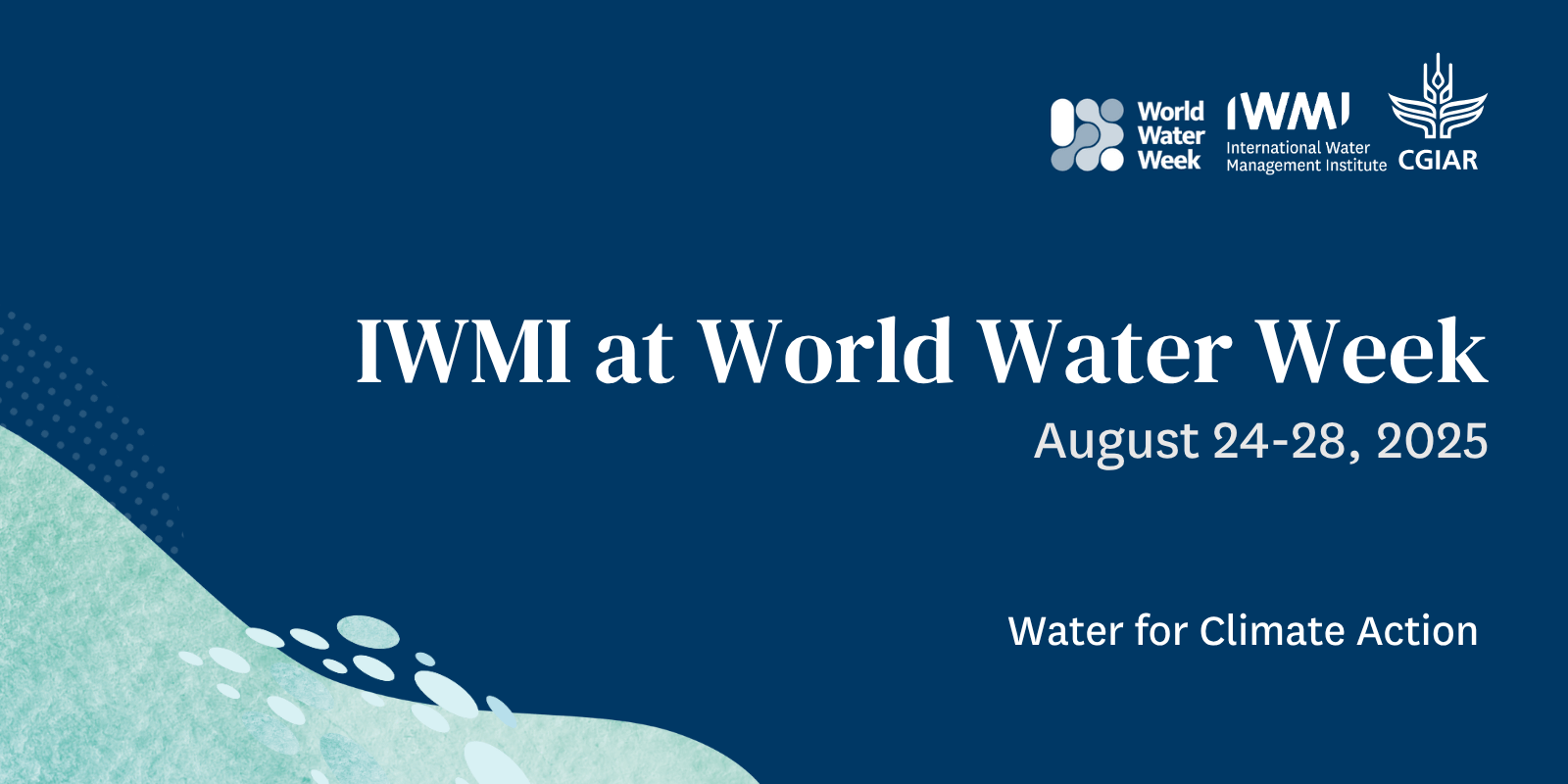 World Water Week 2025