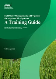 Field water management and irrigation for improved rice systems: a training guide (04/11/2025) 