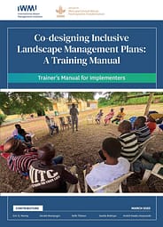 Co-designing inclusive landscape management plans: a training manual (04/16/2025) 