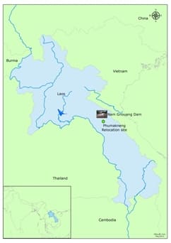 Lao Map