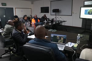 Stakeholders from countries in the Limpopo River Basin give their feedback on the Digital Twin (Photo:IWMI)