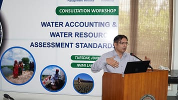 IWMI  organizes consultation workshop on water accounting for accurate assessment of water resources in Punjab