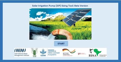 Solar Irrigation Pump (SIP) Sizing Tool