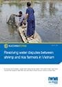 Resolving water disputes between shrimp and rice farmers in Vietnam (2/12/2013) 