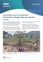 Sustainable water management: community-managed solar groundwater in Laos (11/30/2024) 