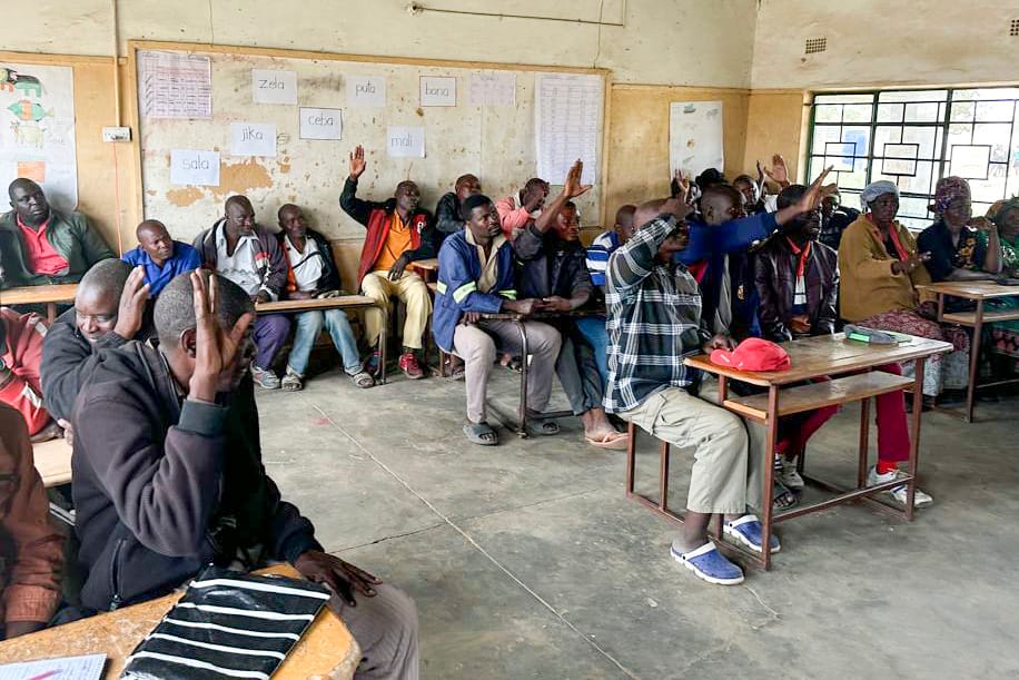 “Farmers take part in stakeholder consultations in Mazabuka District, Zambia. Photo: IWMI” 