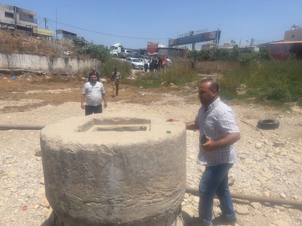 The pilot site In the OPT, located in Wadi Al Faria’a, is an area that grapples with wastewater pollution on downstream farms and the periodic drying up of the spring. Photo: Stephen Fragaszy / IWMI
