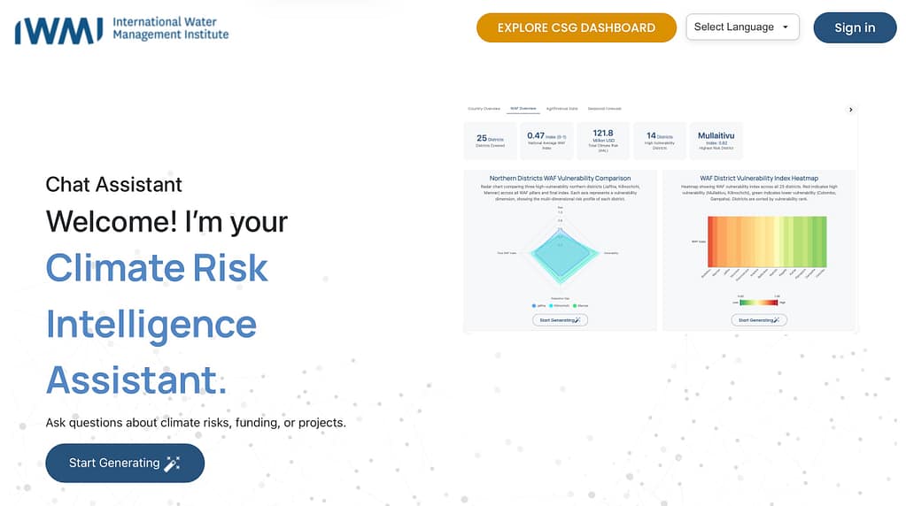 Climate Smart Governance AI Assistant