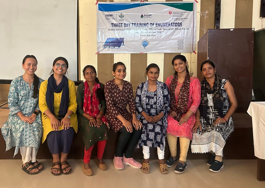 Gender sensitization training for women enumerators held at Churu, Rajasthan. Photo: Laxman Prasad / Primary Survey Organization