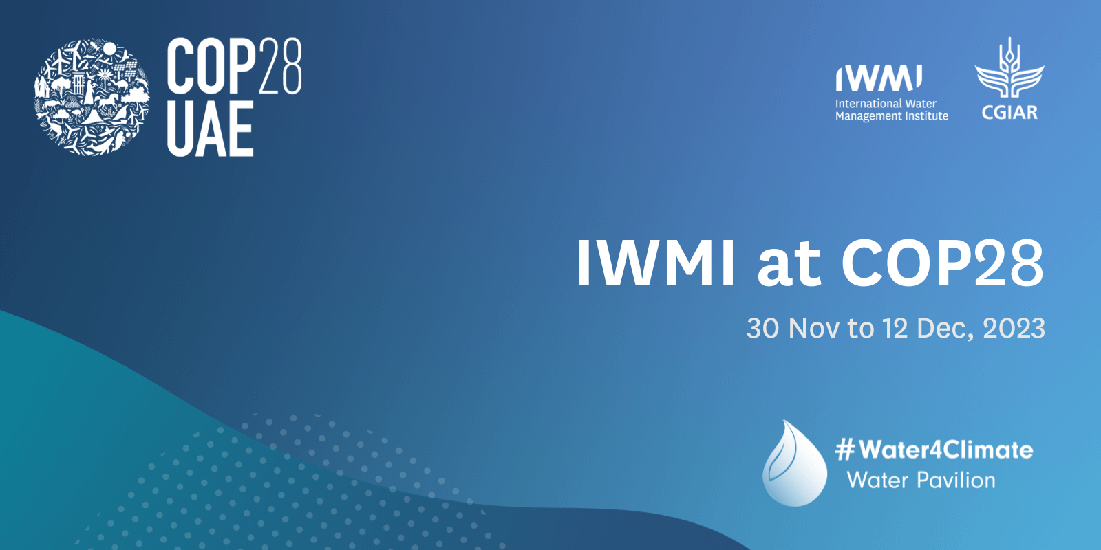 IWMI at COP28 (UNFCCC)
