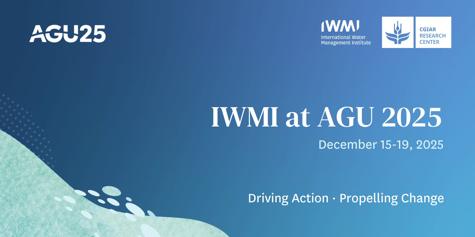 IWMI at AGU 2025