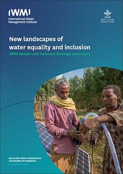 New landscapes of water equality and inclusion New landscapes of water equality and inclusion