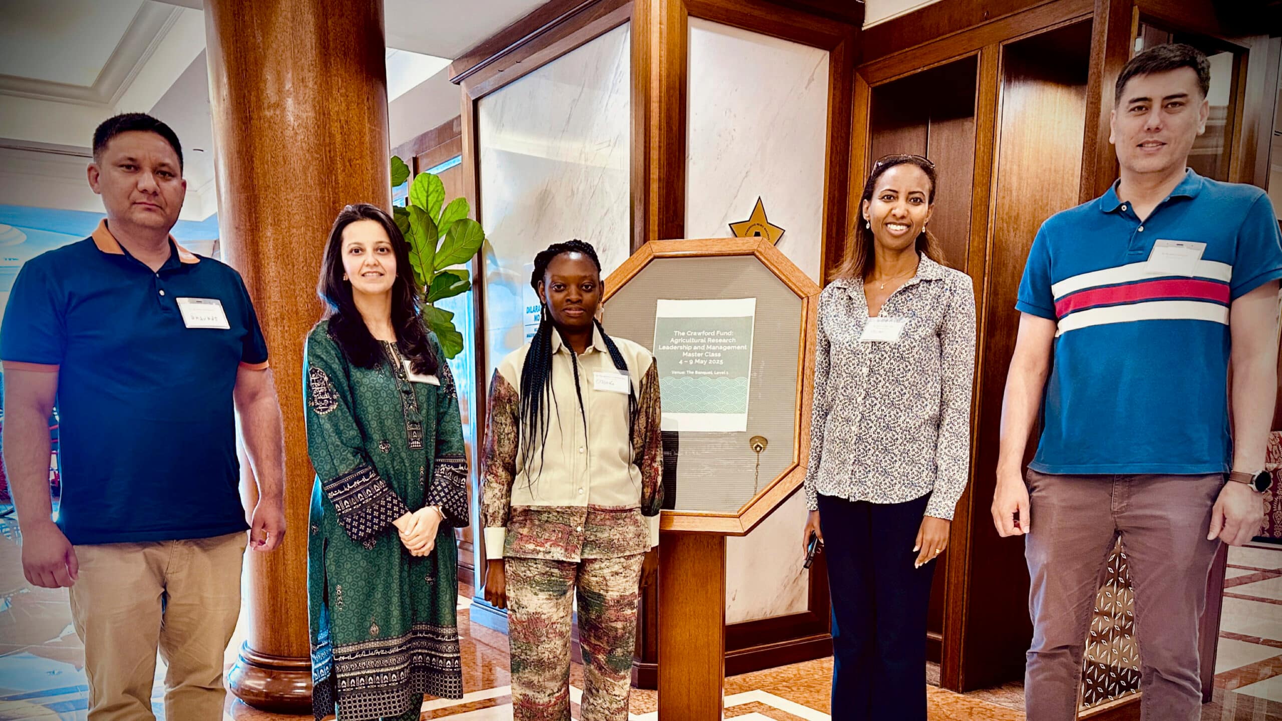 Group photo, IWMI researchers at 7th Crawford Fund master class. Penang, Malaysia.