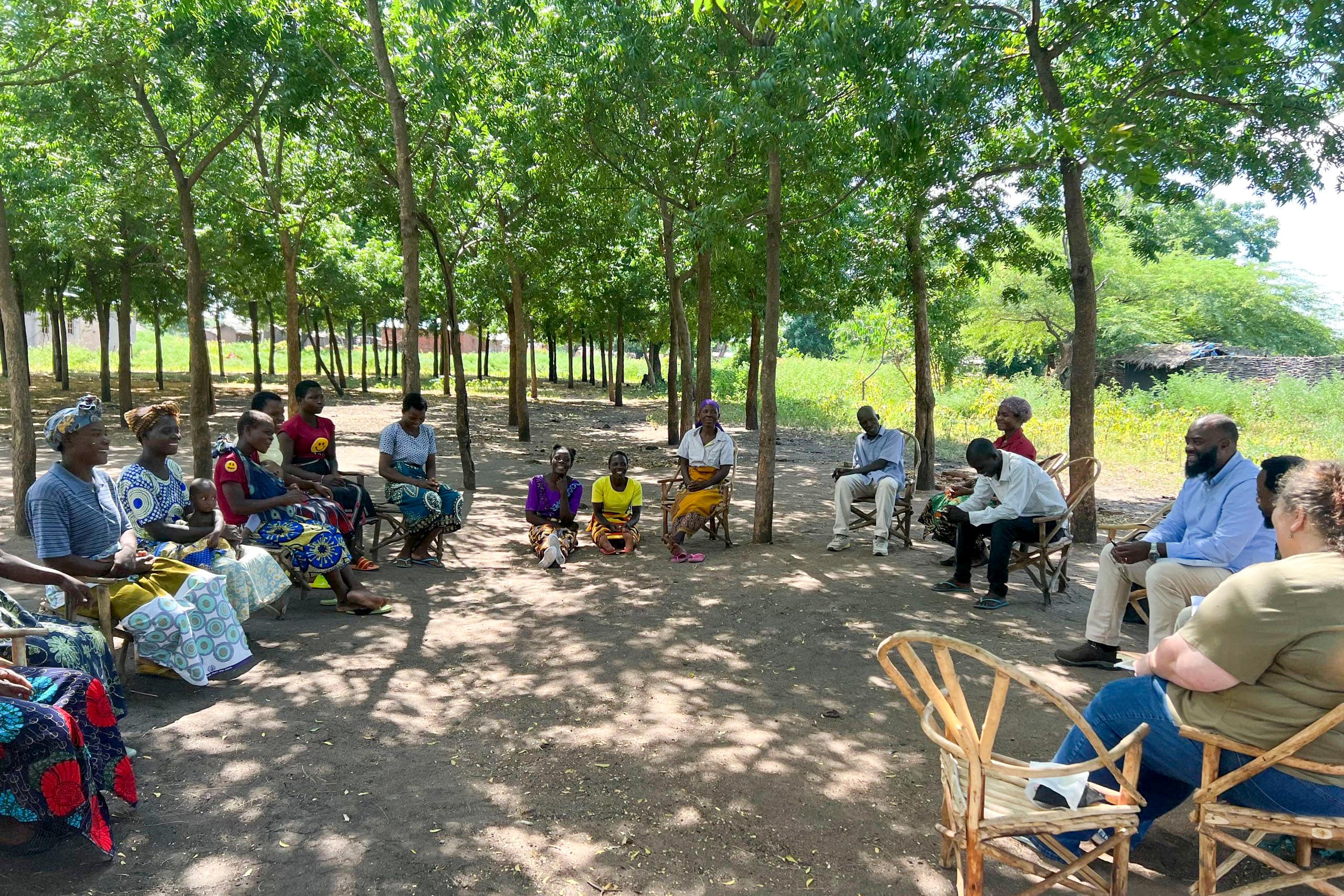 Participants during a gender-focused discussion in Malawi as part of ongoing efforts to integrate gender considerations into groundwater management. Photo: Steve Kumwede/IWMI