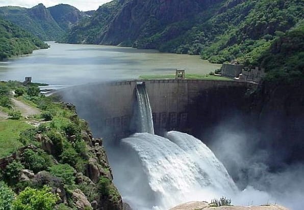 Cahora Bassa Dam, lower Zambezi, Mozambique.