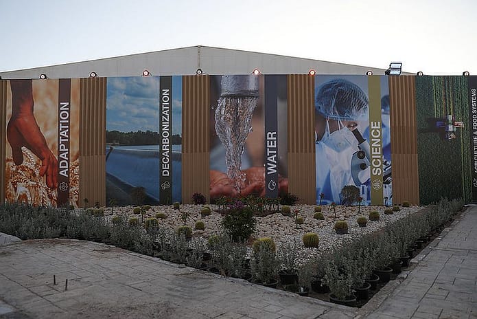 Water featured prominently in this year’s COP cover decision. Photo: UNFCCC