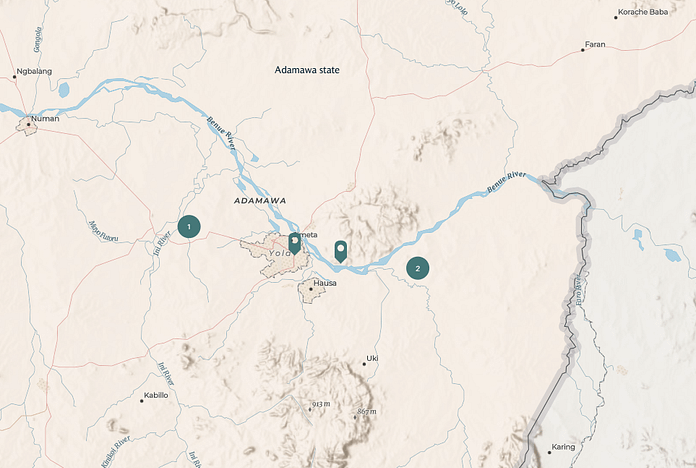 Map of Adamawa State. Image: IWMI