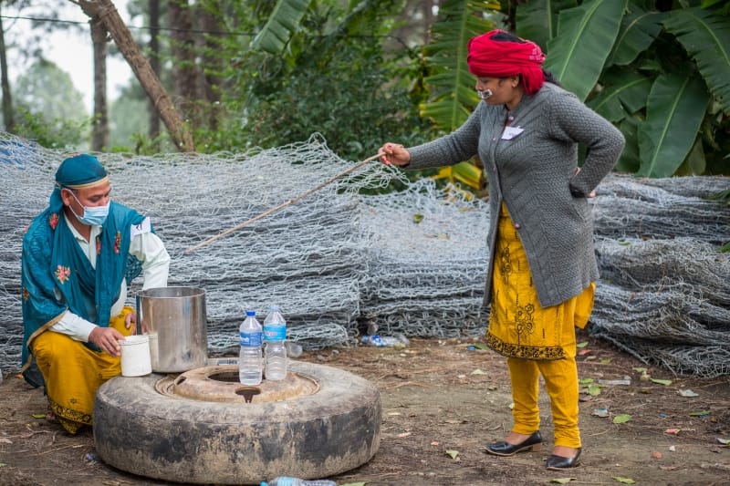Participants switched gender roles in the Bargaining Role Play session where participants are encouraged to resolve conflicts and evoke empathy, by role-playing and thereby understanding what life is like for the other gender.