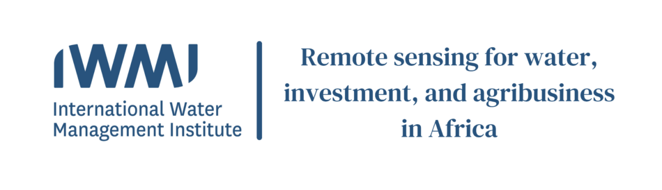 Remote sensing for water, investment, and agribusiness in Africa