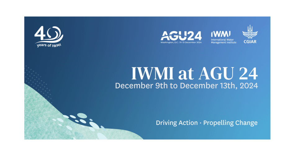 IWMI at the American Geophysical Union 2024