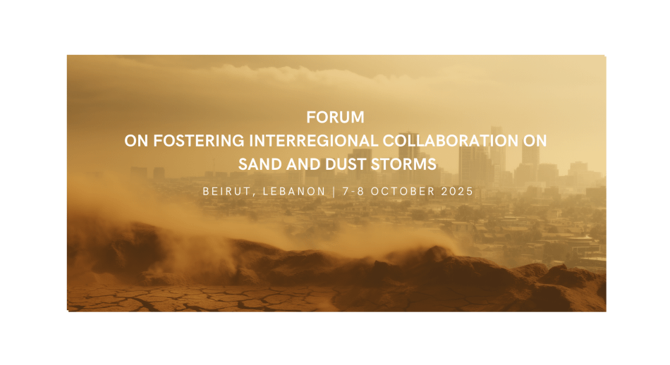 Forum on fostering interregional collaboration on sand and dust storms