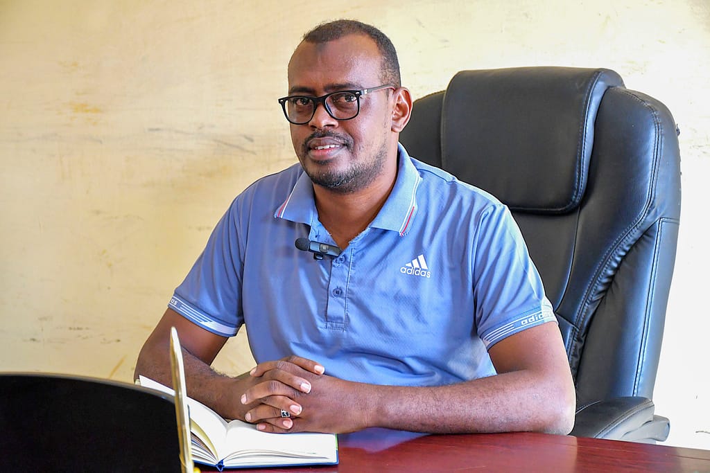 Dolo Ado District Vice Chair, Abdikadir Issak Mohamed. Photo: Elizabeth Wamba/IWMI