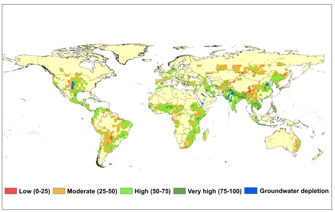 Global map of UTFI suitability Global map of UTFI suitability