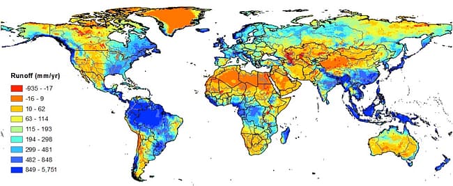 Source: IMPACT hydrological model simulation (2013)