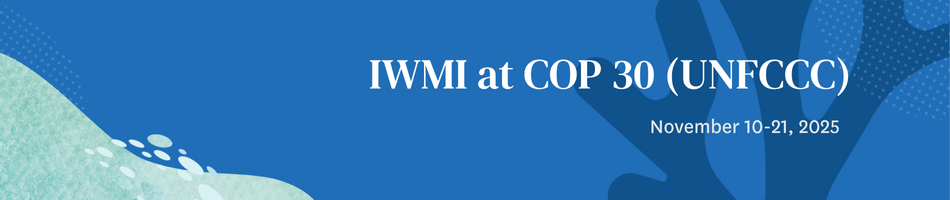 IWMI at COP30 - footer