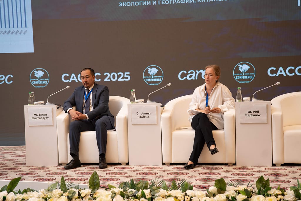 IWMI's Barbara Janusz-Pawletta at CACCC 2025 in Ashgabat, Turkmenistan. Photo: CACCC