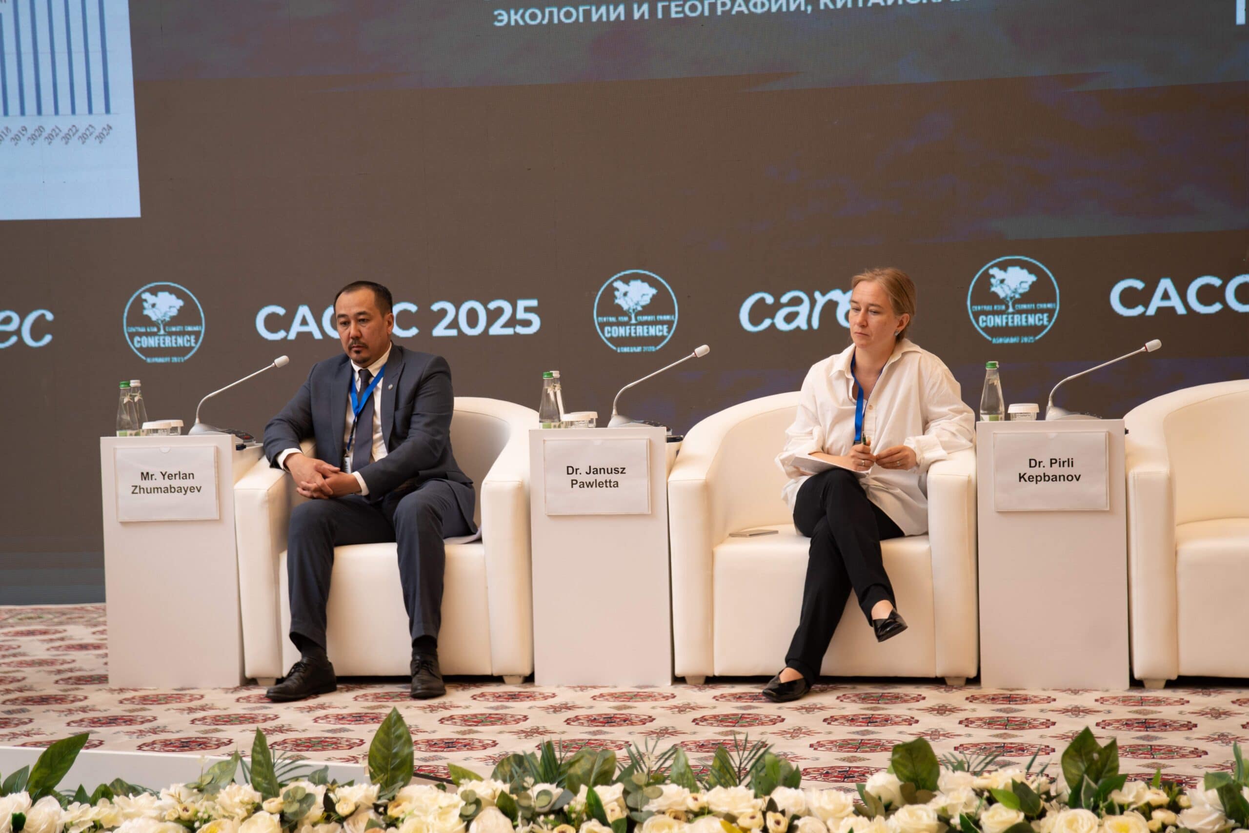 IWMI's Barbara Janusz-Pawletta at CACCC 2025 in Ashgabat, Turkmenistan. Photo: CACCC