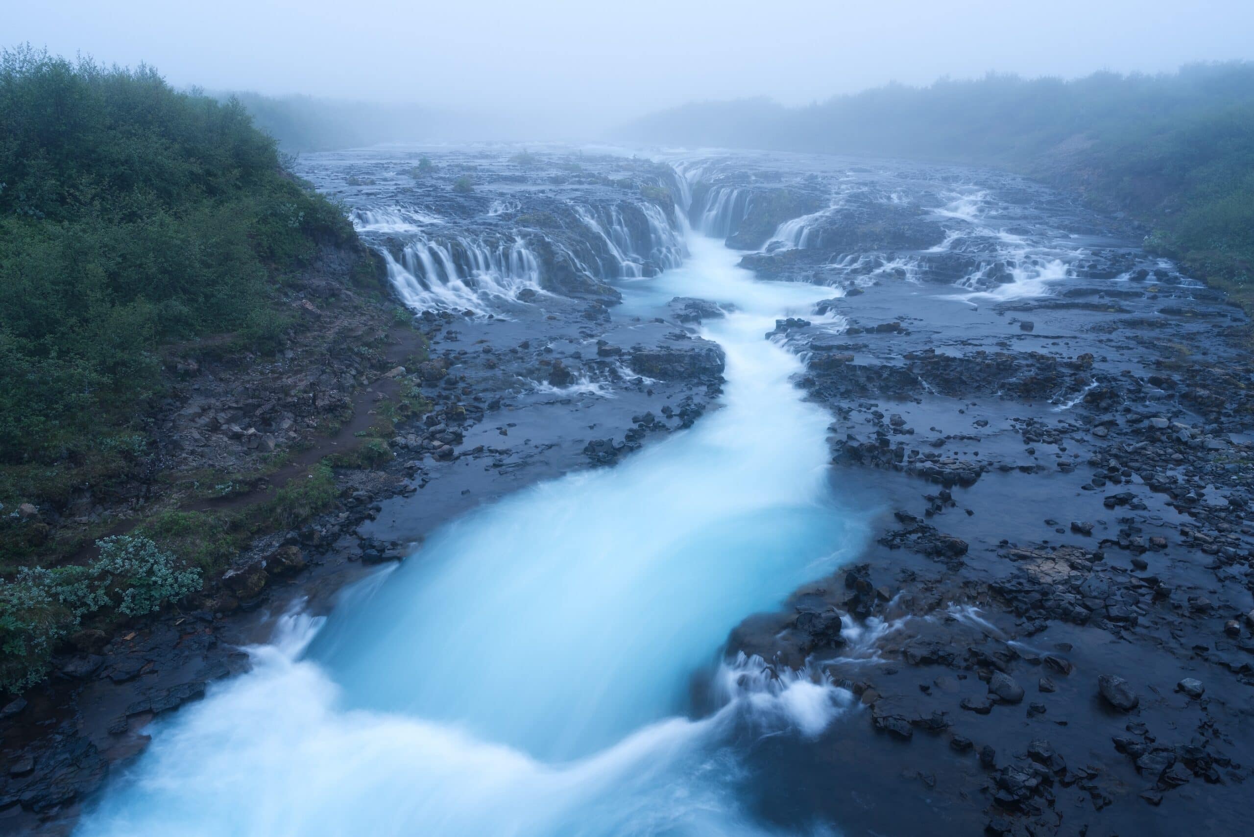 Landscape by the Bruarfoss waterfall, Iceland. Photo: Licensed by the GCEW/IWMI/CGIAR from Shutterstock
