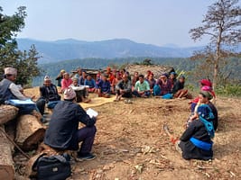 Participatory risk and impact assessment of the Airadi Dalit Basti water supply system, Ward 02, Mahabu Rural Municipality, Nepal. Photo: Binaya Raj Shrestha