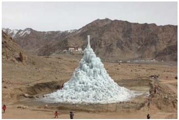 Ice-stupa Ice-stupa