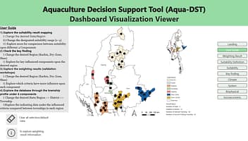 Aquaculture Decision Support Tool (Aqua-DST) Dashboard