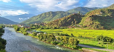 The Paro Chhu in Bhutan. Photo: Matthew McCartney / IWMI