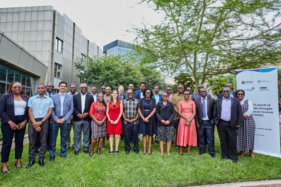 Officials participated in the launch of Zambia Drought Management System (ZADMS) in Lusaka, Zambia