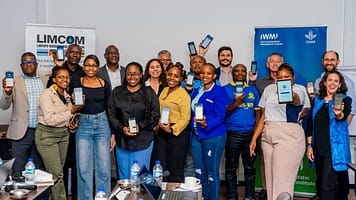 Officials from the Limpopo Watercourse Commission pose with IWMI researchers after training and handover sessions for the Limpopo Digital Twin and WaterCopilot tools. Photo: IWMI