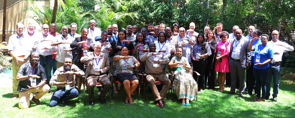 The workshop participants, Pretoria, South Africa. Photo: LIMCOM