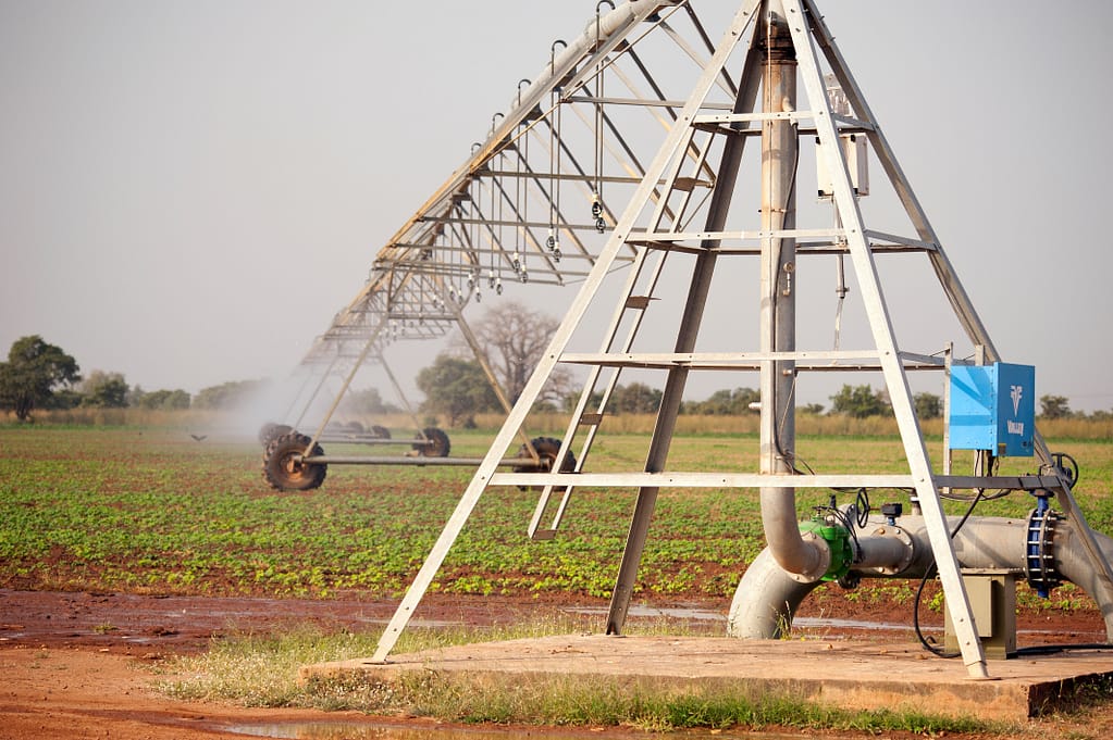 Pivot irrigation tool. Northern Region, Yagaba Centre, Ghana. Photo: IWMI