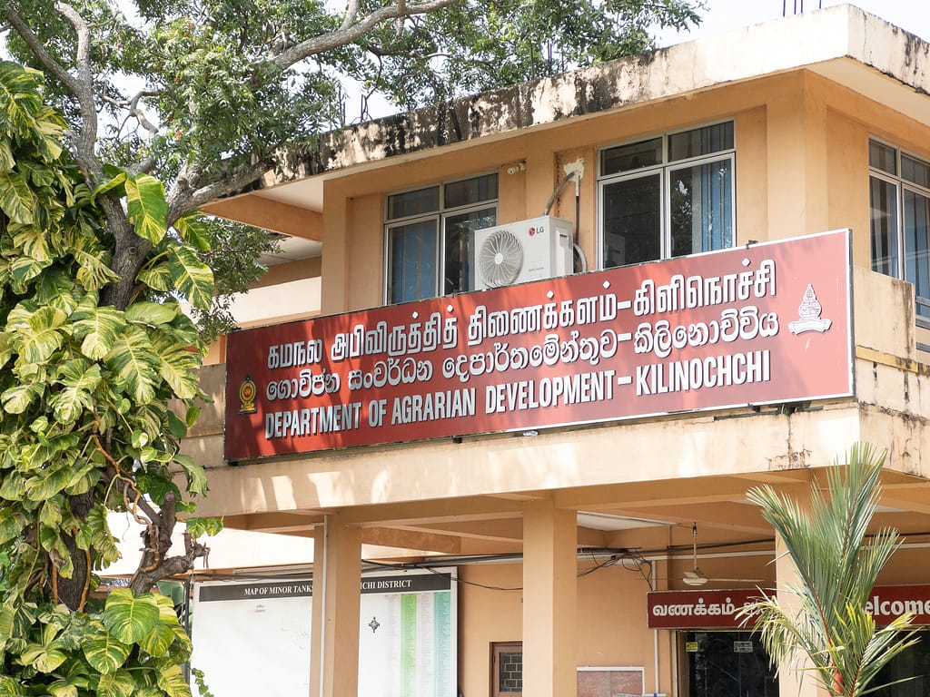 Kilinochchi Department of Agrarian Development