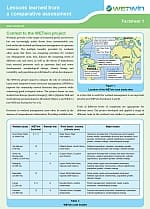 Lessons learned from a comparative assessment