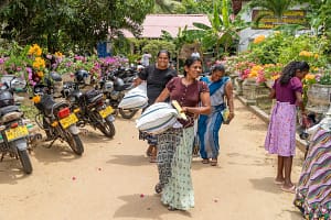 Bundled climate smart solution distribution for female farmers in Sri Lanka