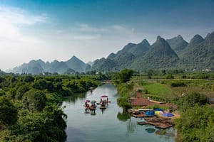 River rafts in Yunnan Province, southern China. Photo: Flickr