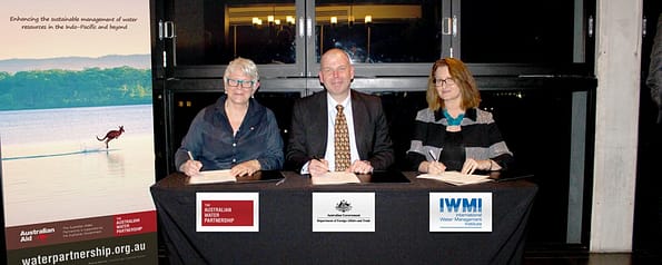 AWP and IWMI to collaborate on water management across the Asia-Pacific AWP and IWMI to collaborate on water management across the Asia-Pacific