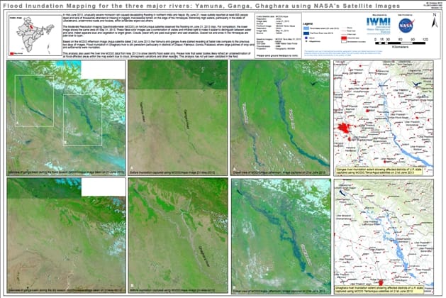 Flood inundation map