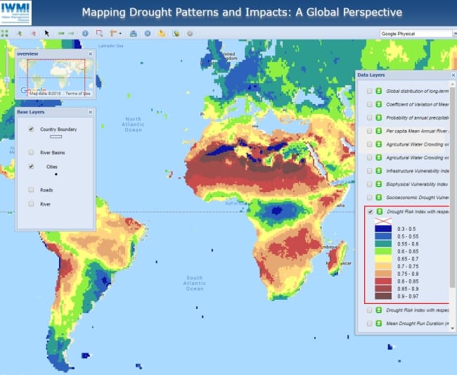 Mapping drought patterns and impacts: A global perspective