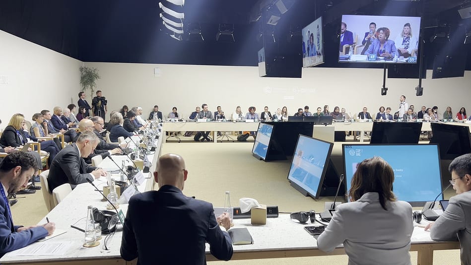 IWMI was at the table at the High-Level Ministerial Dialogue on Building Water-Resilient Food Systems, during COP28.